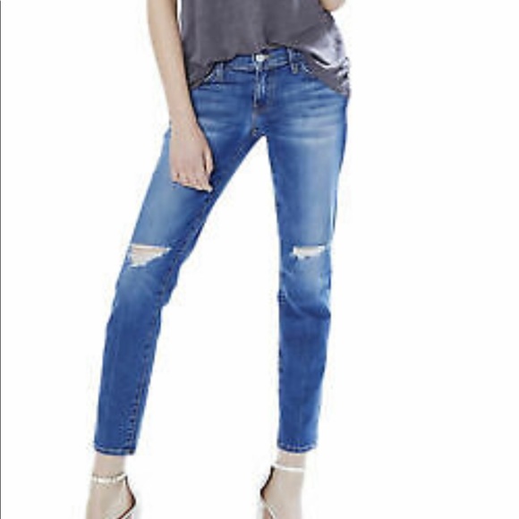 Rebecca Minkoff Jane distress skinny Jean size 28 - Picture 4 of 8